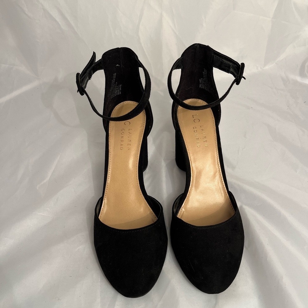 LC Lauren Conrad Black Heels